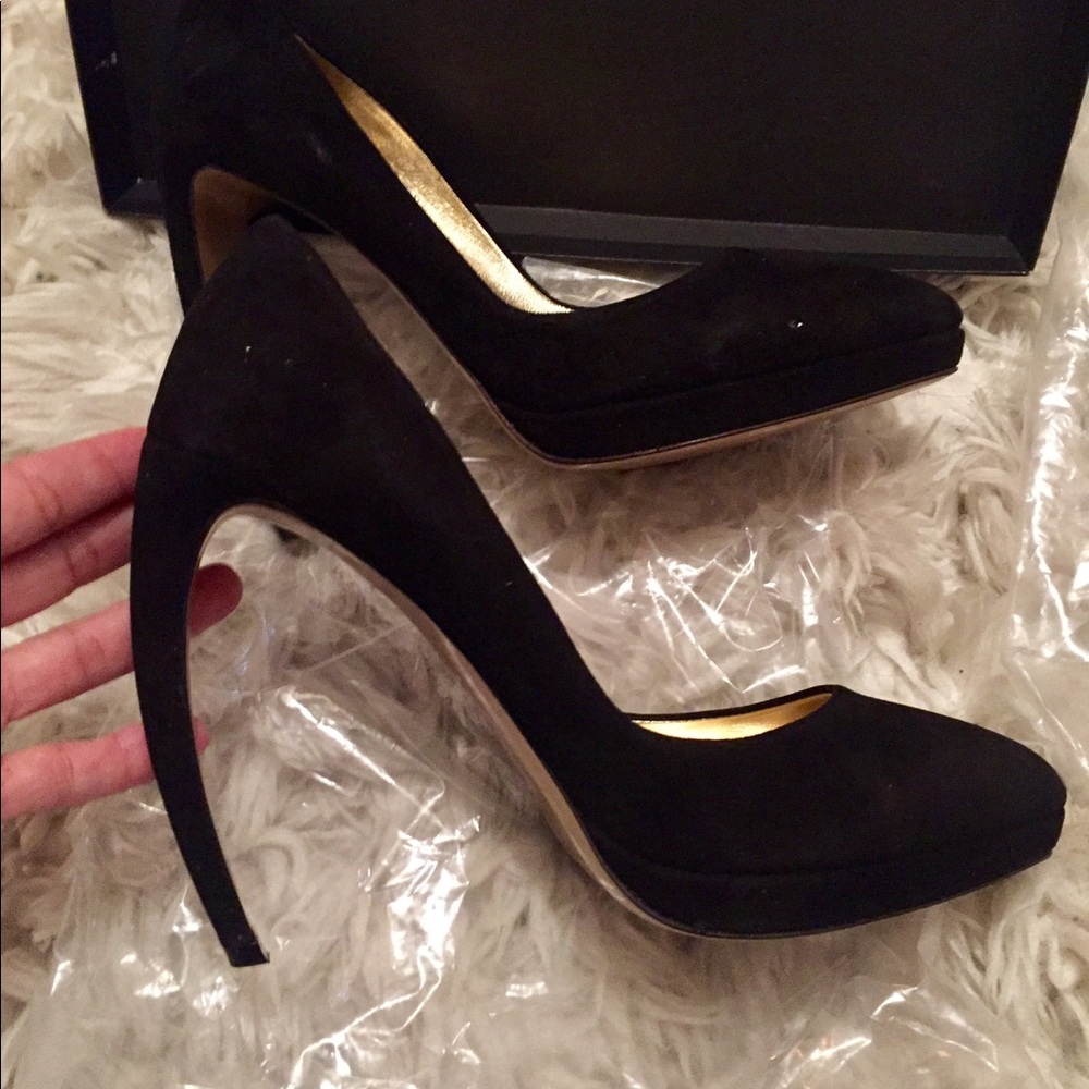Walter Steiger black pumps* heels  39.5